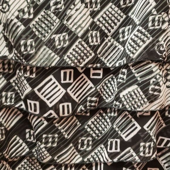 2/$60😆LAPIS Black & White Blouse Top NWOT Size L - Picture 7 of 13